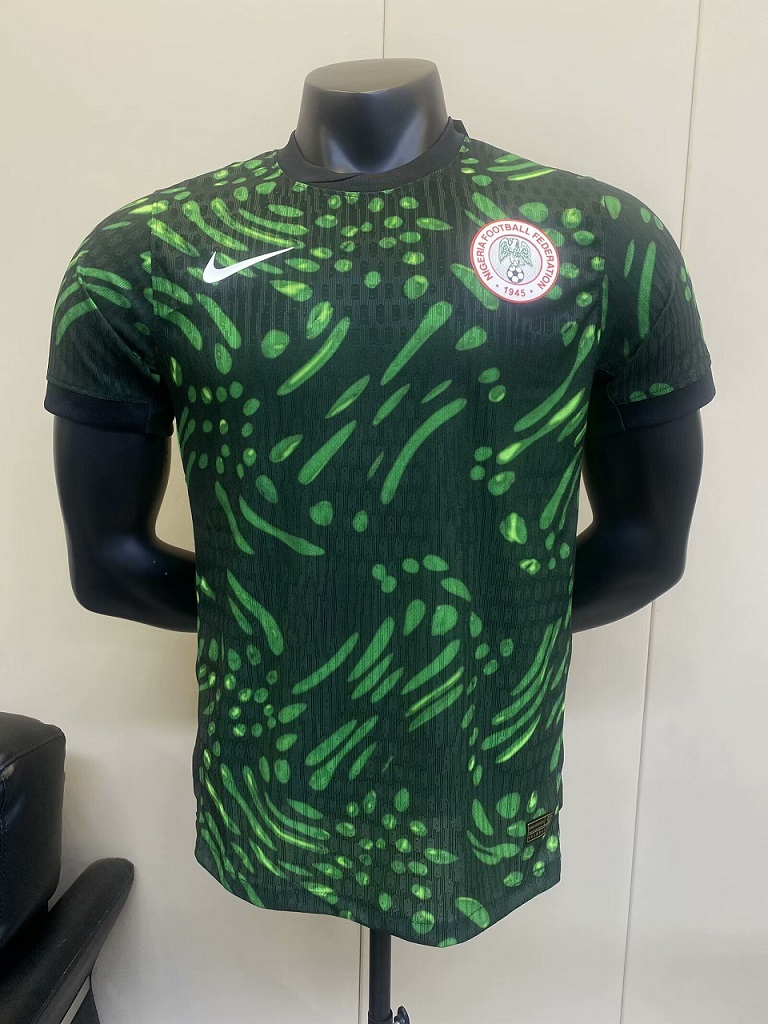 AAA Quality Nigeria 24/25 Away Black/Green Jersey(Player)